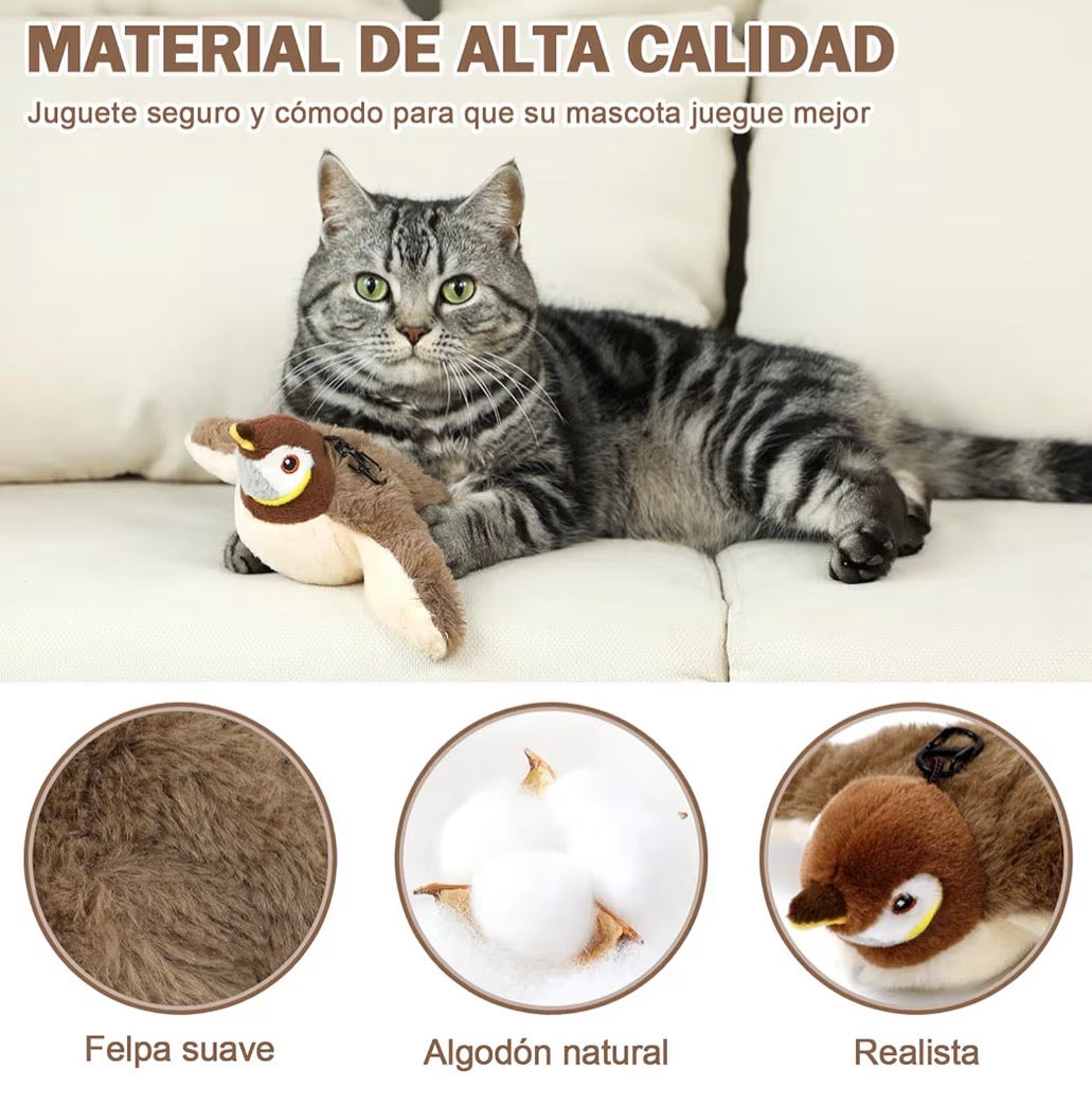 Pájaro interactivo para mascotas