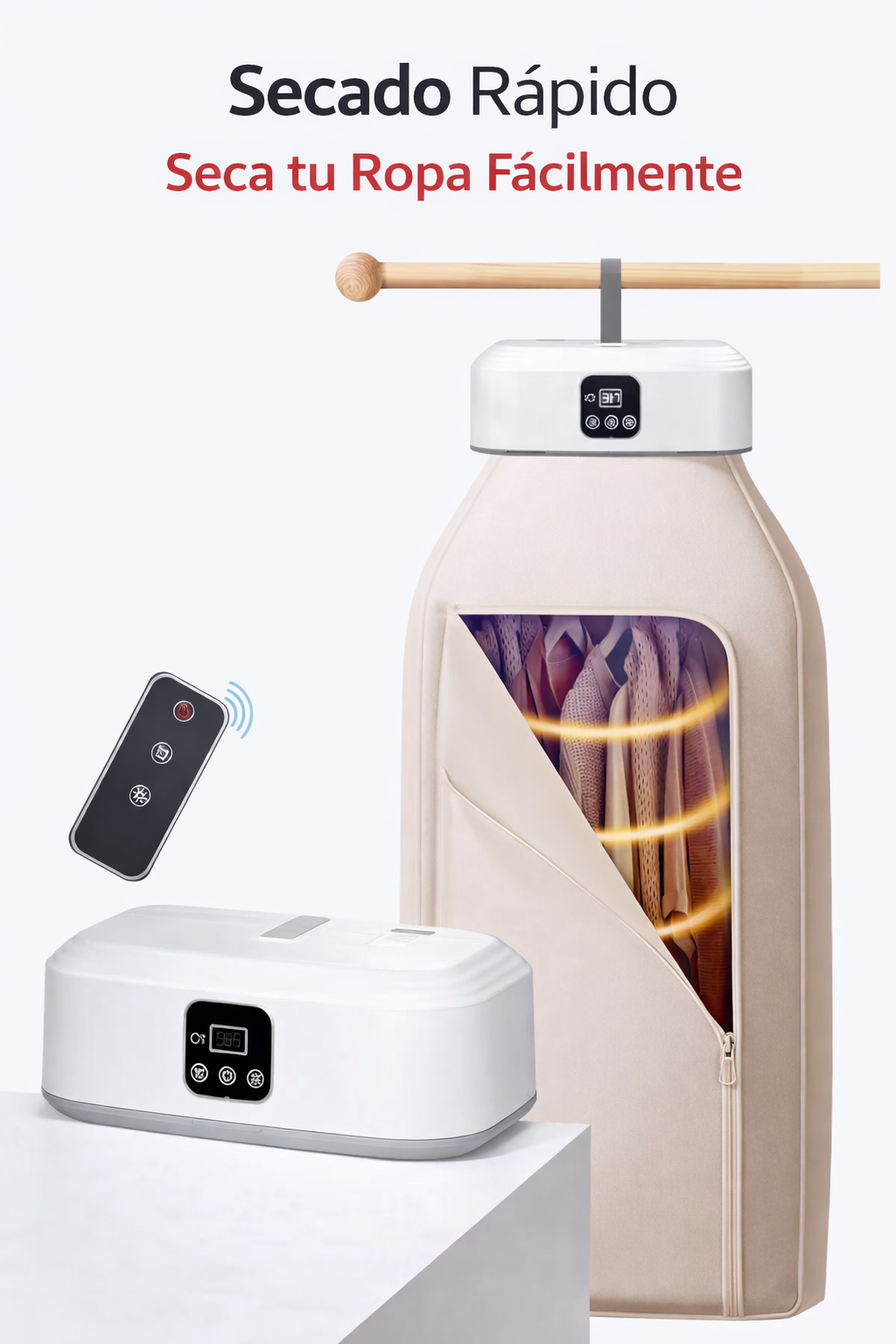 Secadora de ropa portátil