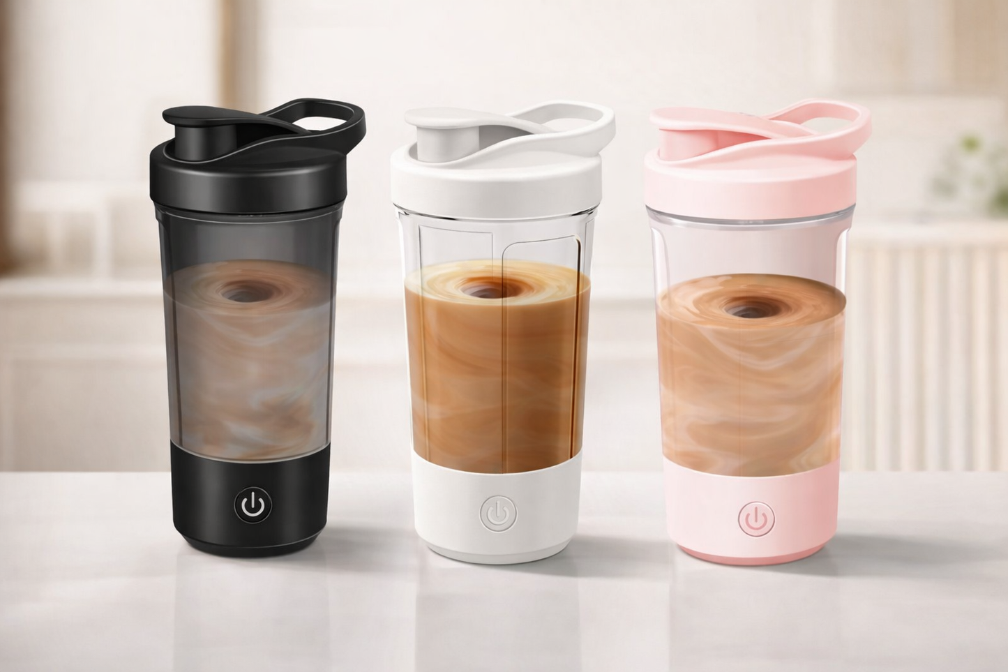 Shaker eléctrico portátil