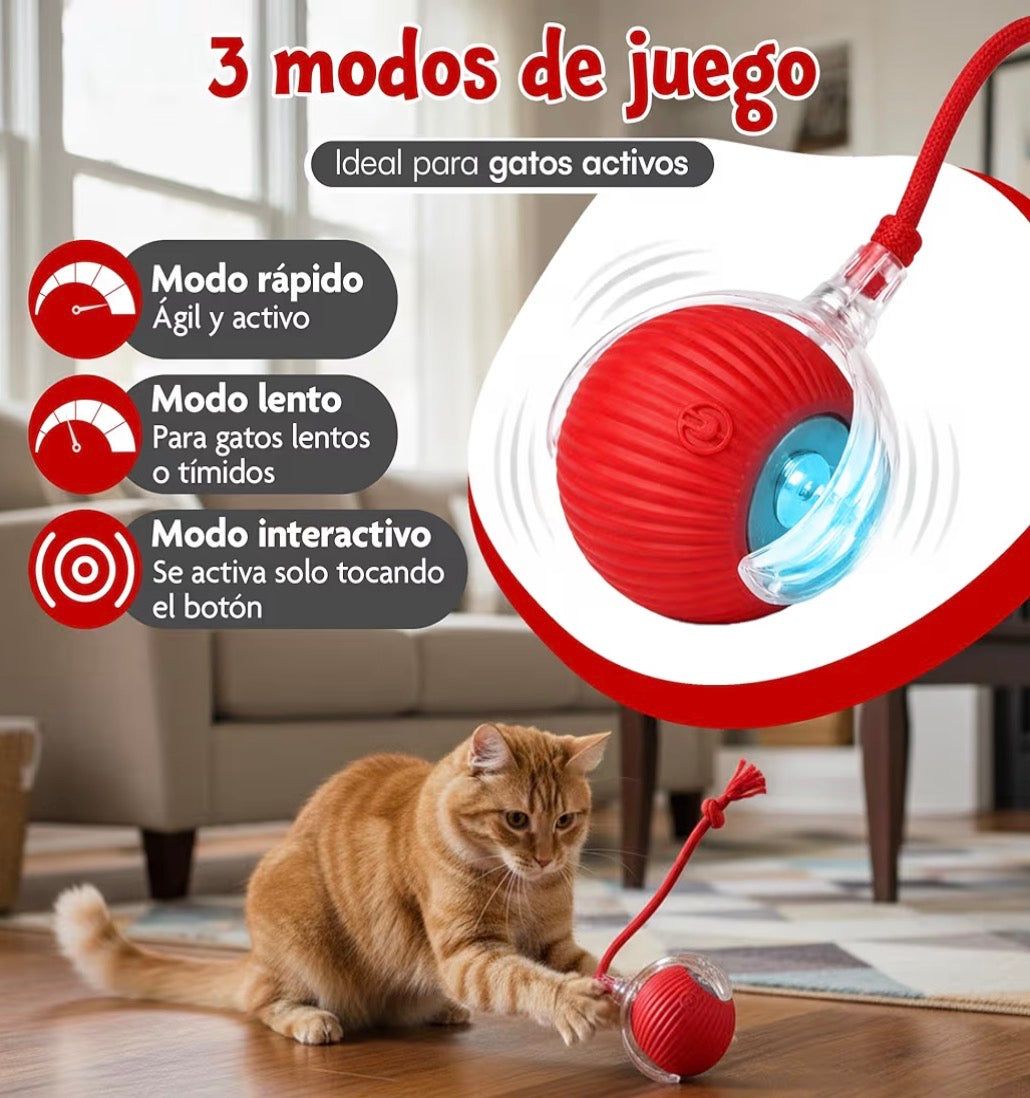 Pelota interactiva para mascotas